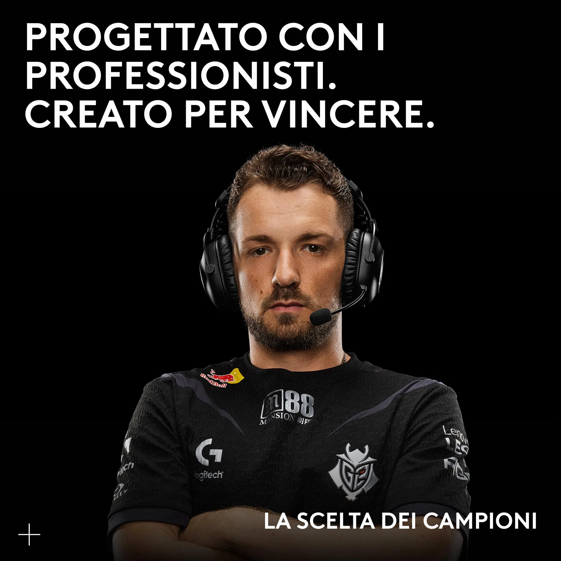 Logitech G PRO X 2 LIGHTSPEED Cuffie gaming wireless, Microfono a braccio rimovibile, Driver Grafene 50mm,DTS:Headphone X 2.0-Surround 7.1, Bluetooth/USB/3,5mm Aux, PC,PS5,PS4, Nintendo Switch,Magenta