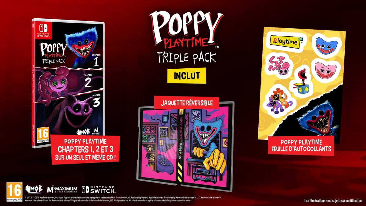 Nintendo Switch Poppy Playtime Triple Pack