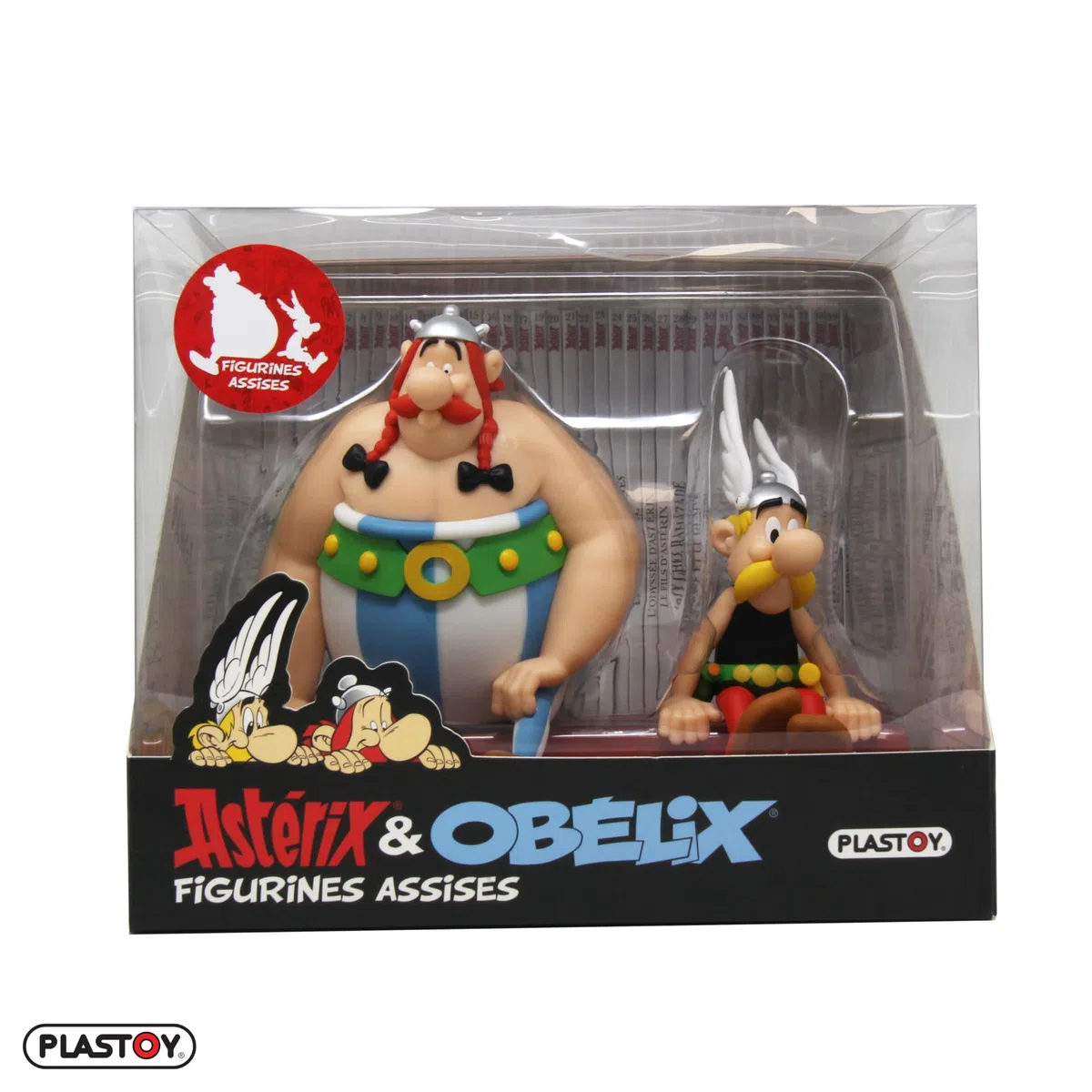 Plastoy Astérix Figura Obélix seduto PVC 13 cm