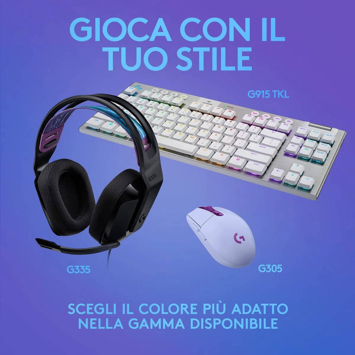 Logitech G G335 Cuffia Gaming Cablata con Microfono Flip-to-Mute, Jack 3,5 mm, Memory Foam, Leggera, Compatibile PC, PS, Xbox, Nintendo Switch - Nero