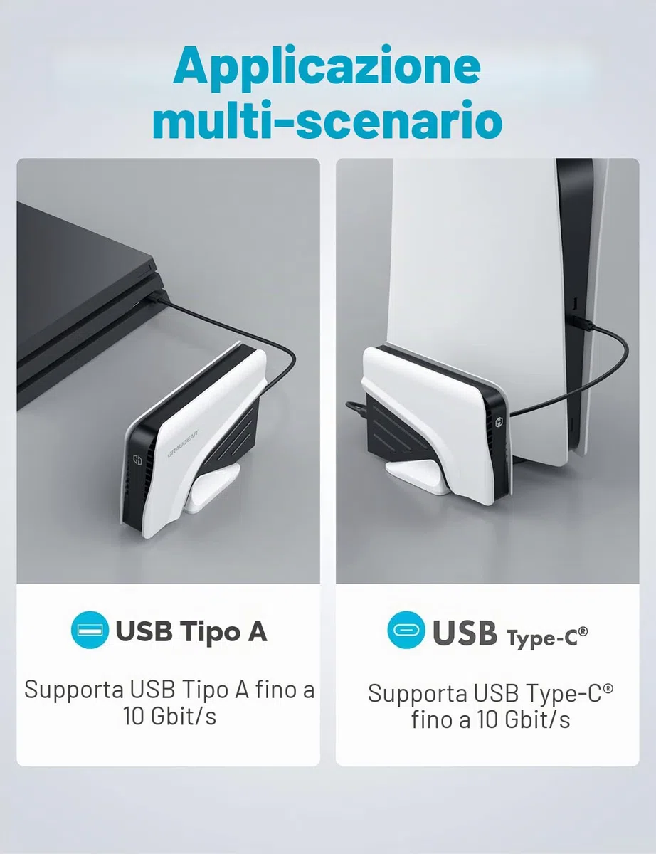 Graugear Ext 8TB HDD für Playstation 4 und 5