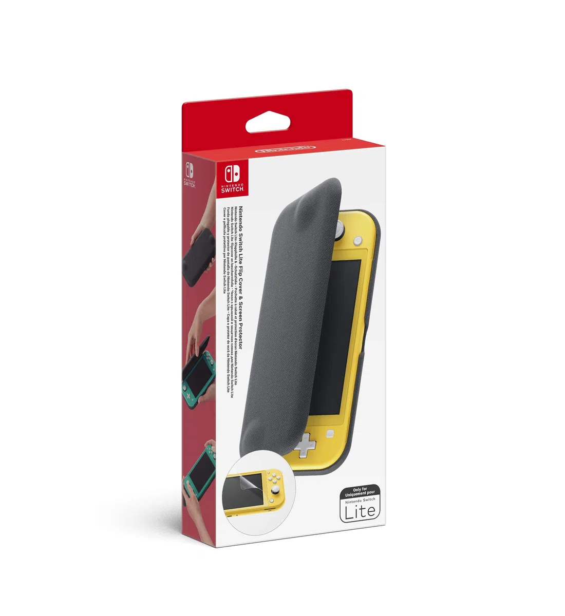 Custodia Flip E Pellicola Protettiva Per Nintendo Switch Lite - Switch