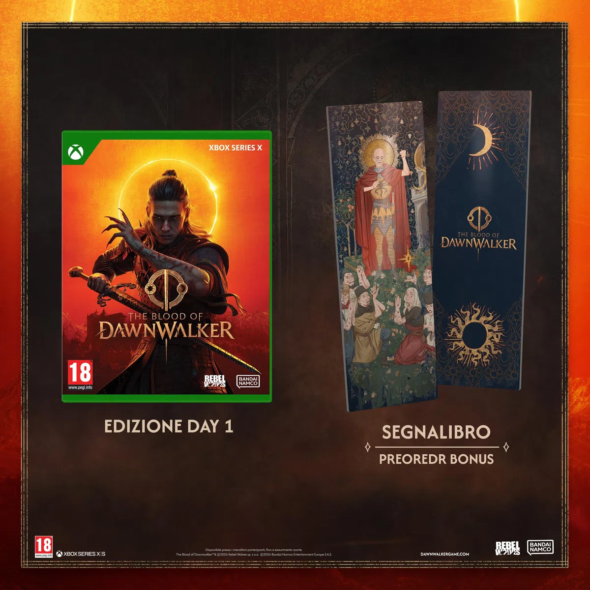 THE BLOOD OF DAWNWALKER DAY 1 EDITION + BOOKMARK XBXSX