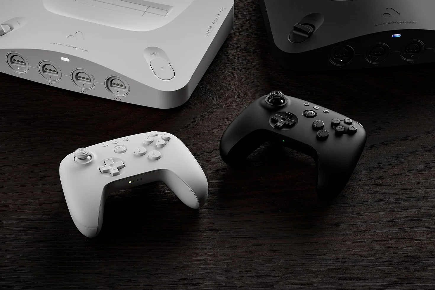 8Bitdo 64 Bluetooth Controller for Analogue 3D, Switch, Windows, and Android (White)