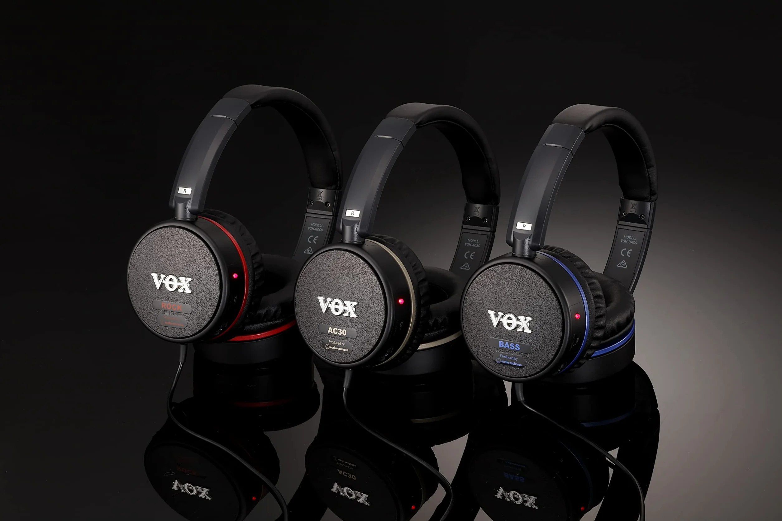 Vox VGH-ROCK Cuffia Chiusa Amplificata per Chitarra Nero
