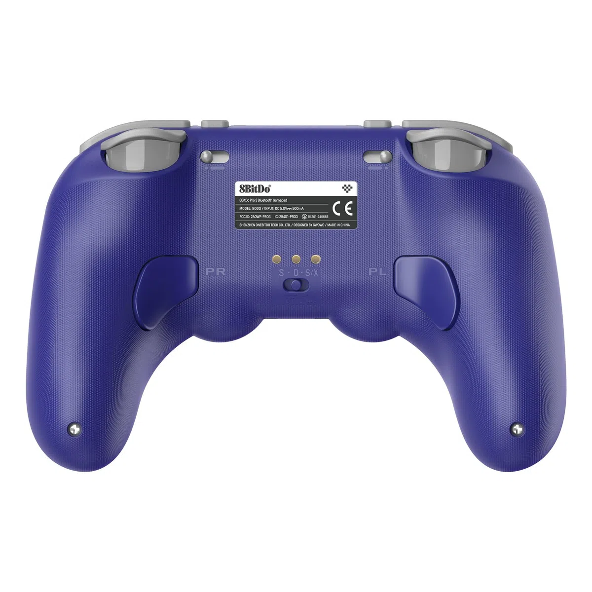 8BitDo Pro 3 Bluetooth Controller for Switch/Switch 2 – TMR Joysticks, Hall Effect Triggers, Purple - Windows, Apple, SteamOS, Android