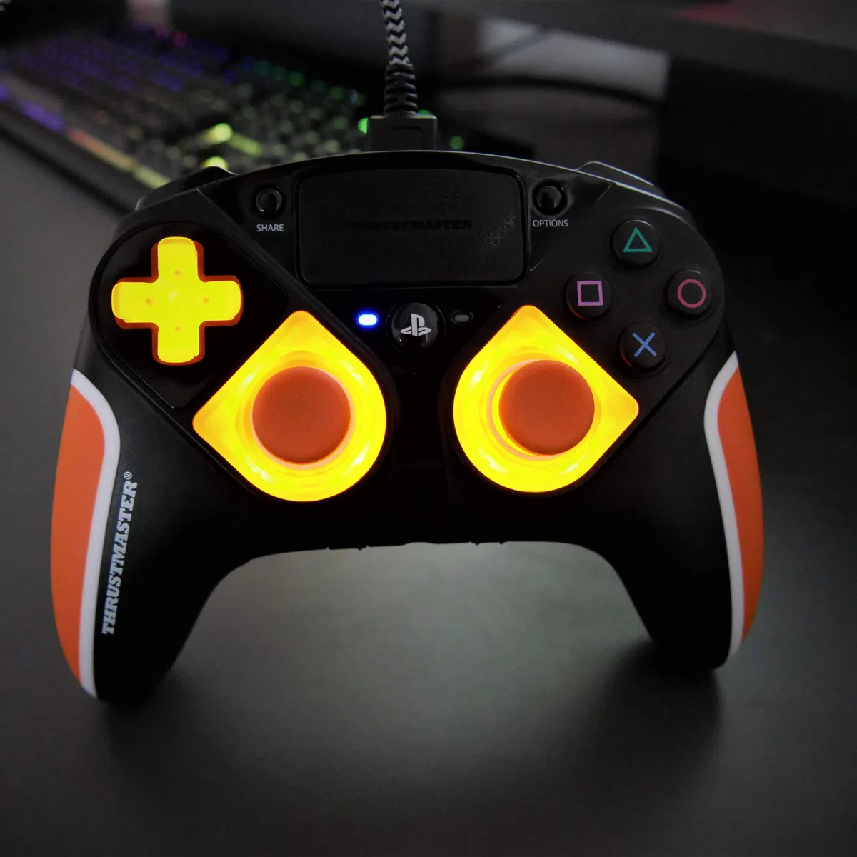 Thrustmaster ESWAP S PRO CONTROLLER LED ORANGE CRYSTAL LIMITED EDITION, su Licenza Ufficiale per Xbox Series X|S – Esclusiva AMAZON