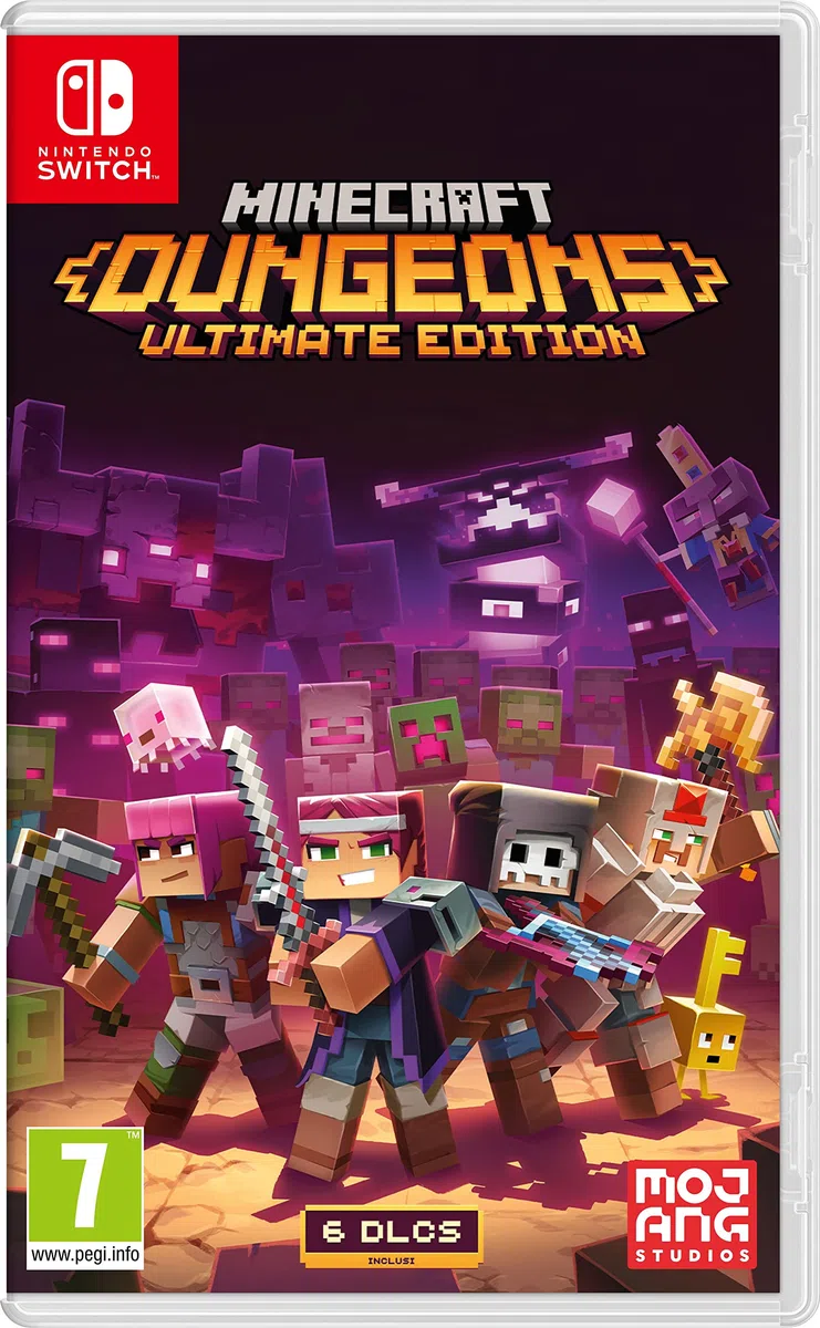 Minecraft Dungeons Ultimate Edition Nintendo Switch Videogioco Ed. Italiana Scheda