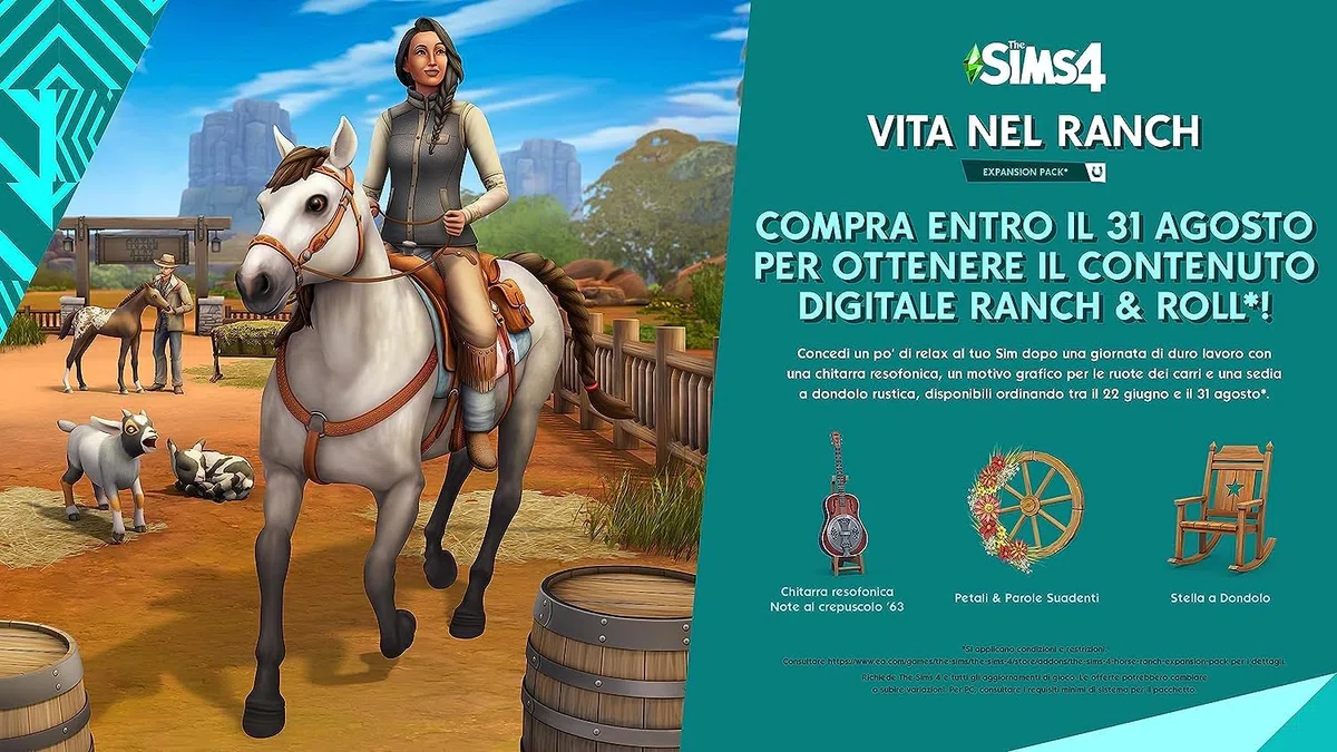 The Sims 4: Horse Ranch Expansion Pack Xbox One/Series X|S Codice download