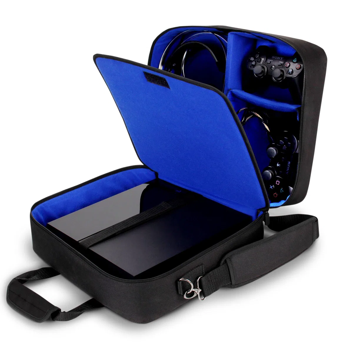 USA GEAR Borsa per Console di Gioco Resistente All'Acqua per Xbox One Xbox 360 PS4 PS3 Controller Giochi Accessori