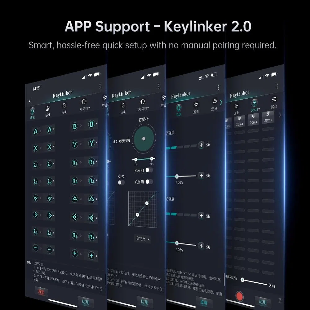 Machenike G3V2 Controller per PC/Switch/iOS/Android - Joystick ad effetto Hall, Illuminazione RGB, Pulsanti rimappabili, Batteria da 1000mAh - Latenza ultra-bassa & Polling di 1000Hz Respuesta, Nero