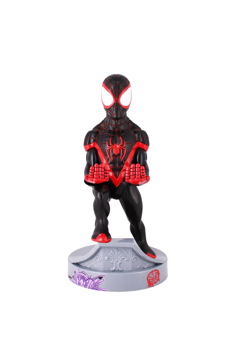 Cableguys Marvel Miles Morales Supporto Controller e Telefono - Porta Cellulare per Xbox, PlayStation, Accessori Gaming per Scrivania