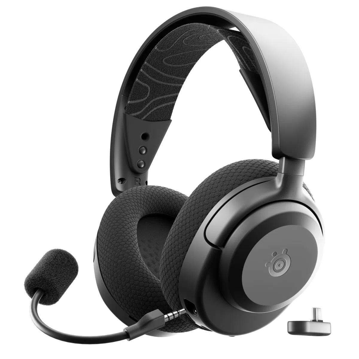 SteelSeries Arctis Nova 3P Cuffie da gioco wireless 2,4GHz/BT 40h neodimio Nero per PS5 PS4 PC Switch