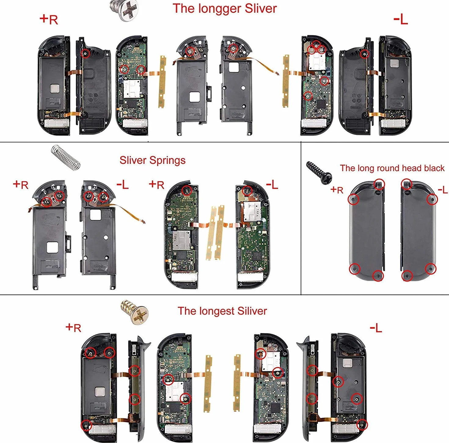 eXtremeRate Cover Pulsanti Tasti Ricambio per Nintendo Switch Console Joycon,Custodia Shell Case Guscio Scocca DIY Kit Ricambio per Nintendo Switch-Stile SFC SNES Classic EU