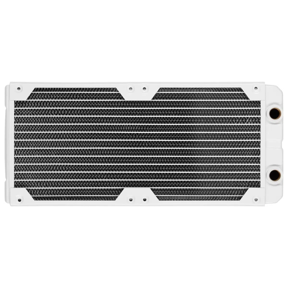 Corsair Hydro X Series XR5 da 280 mm Radiatore Per il Raffreddamento ad Acqua - Doppio Attacco Per Ventola da 140 mm, Spessore Del Radiatore di 30 mm, Facile Installazione - Bianco