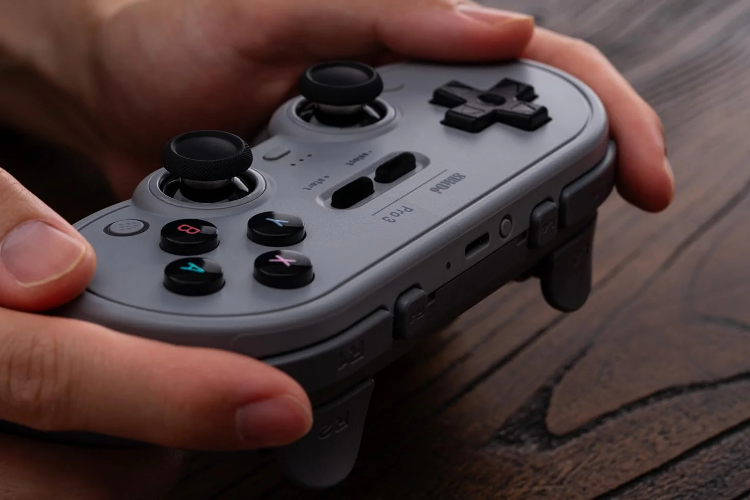 8BitDo Pro 3 Bluetooth Controller for Switch/Switch 2 – TMR Joysticks, Swappable ABXY Buttons, Pro Back Buttons, Charging Dock, Hall Effect Triggers, for Windows, Apple, SteamOS, Android - Gray