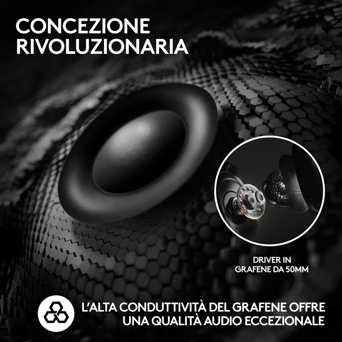 Logitech G PRO X 2 LIGHTSPEED Cuffie gaming wireless, Microfono a braccio rimovibile, Driver Grafene 50mm,DTS:Headphone X 2.0-Surround 7.1, Bluetooth/USB/3,5mm Aux, PC,PS5,PS4, Nintendo Switch,Magenta