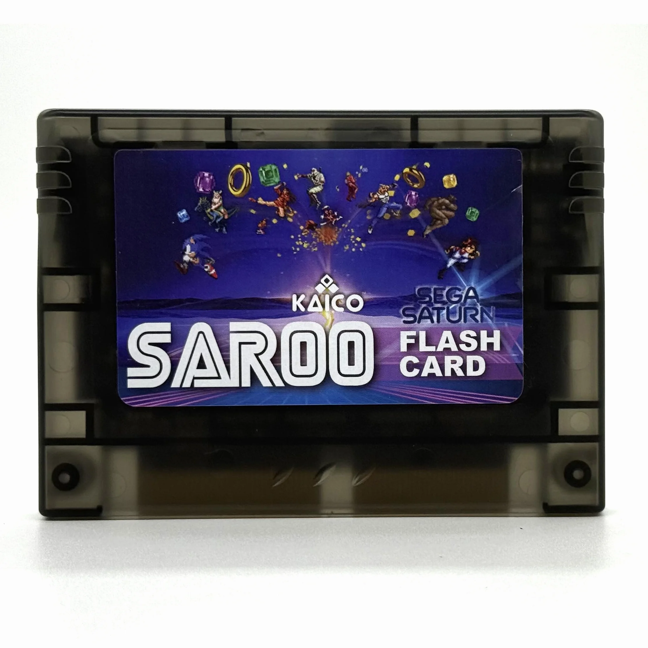 Kaico Sega Saturn Saroo Flash Cart - Cartuccia All in One - Costruito in Saturn Pseudo Kai - Viene fornito con una scheda di memoria Micro SD ufficiale da 8 GB - SS Saroo v1.3 Flash Drive