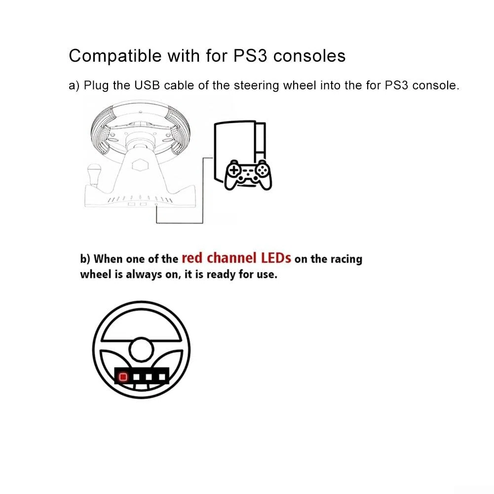 Controller di gioco USB volante per interruttore per Xbox 360 per PS4 per PS2 per PS3 per PC Esperienza di gioco coinvolgente con vibrazione (4 in 1)