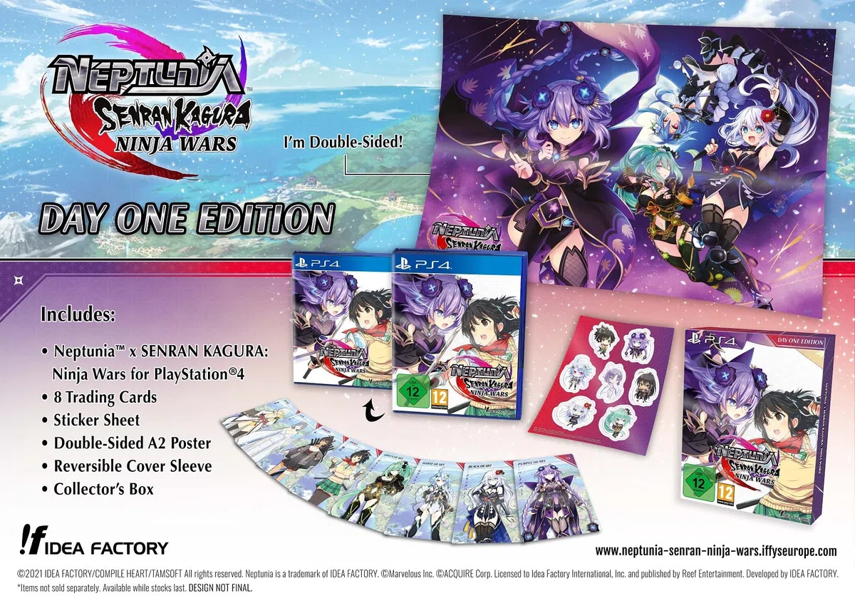 Neptunia X Senran Kagura. Ninja Wars - Day One Edition - Day-One - Playstation 4