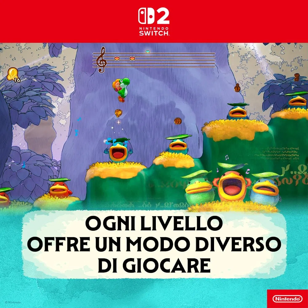 Yoshi and the Mysterious Book - Nintendo Switch 2 - Ed. Italiana - Versione su scheda