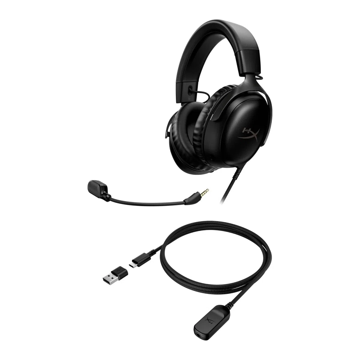 HyperX Cloud III Cuffie Gaming Cablate 3,5mm Telaio Alluminio Memory Foam Nero per PS4 Xbox PC