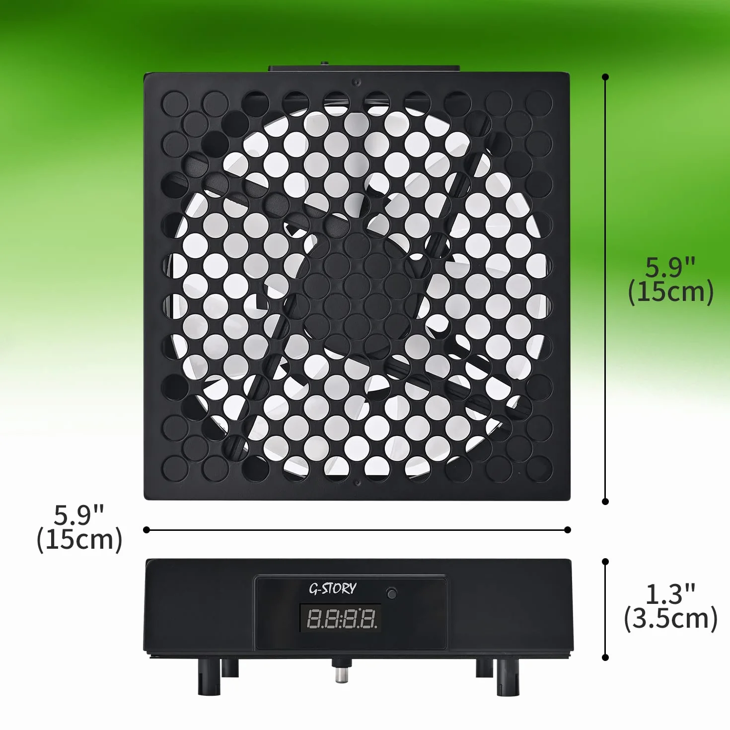 G-STORY Ventola di raffreddamento per Xbox Series X 140MM 3 velocità 1500/1750/2000RPM Nero