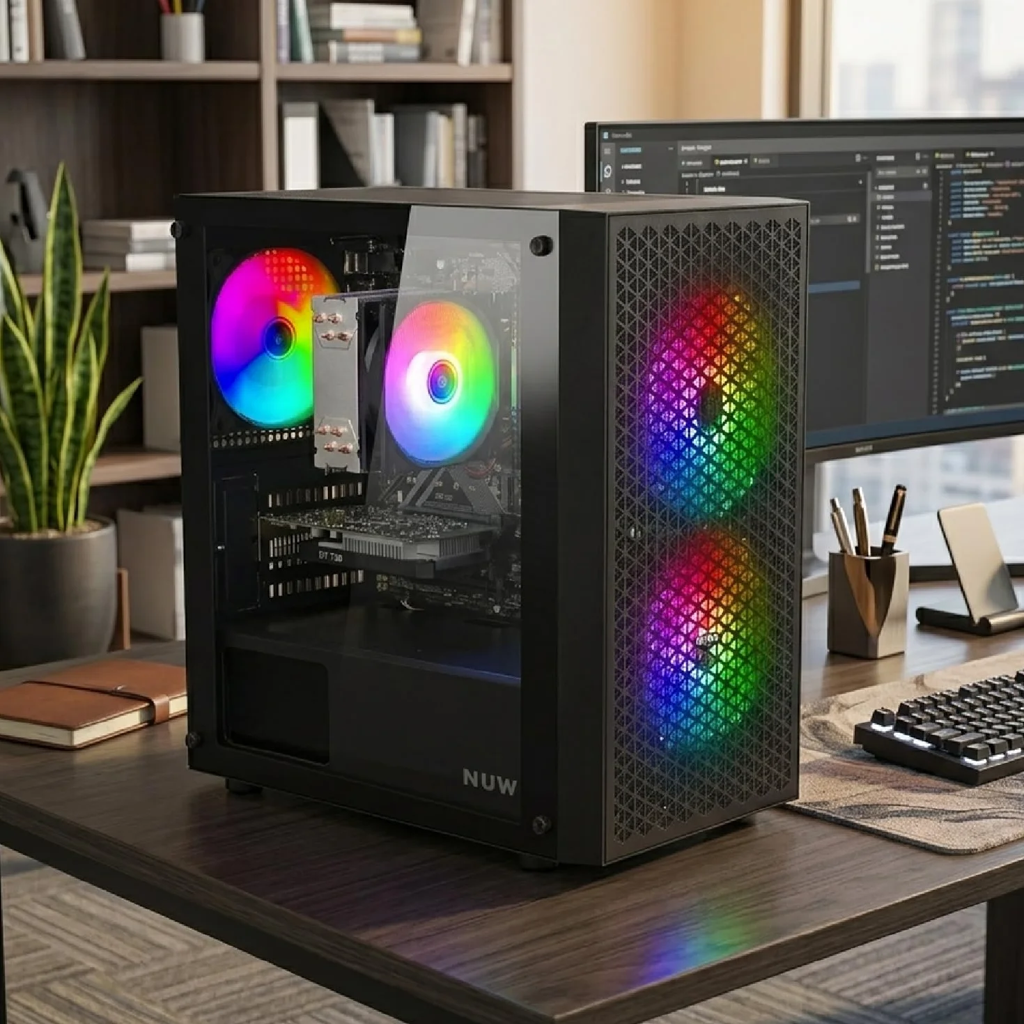 PC Desktop i5 3.8GHz 16GB RAM 500GB SSD GT 730 4GB WiFi USB Windows 11 Pro Torre Home Office