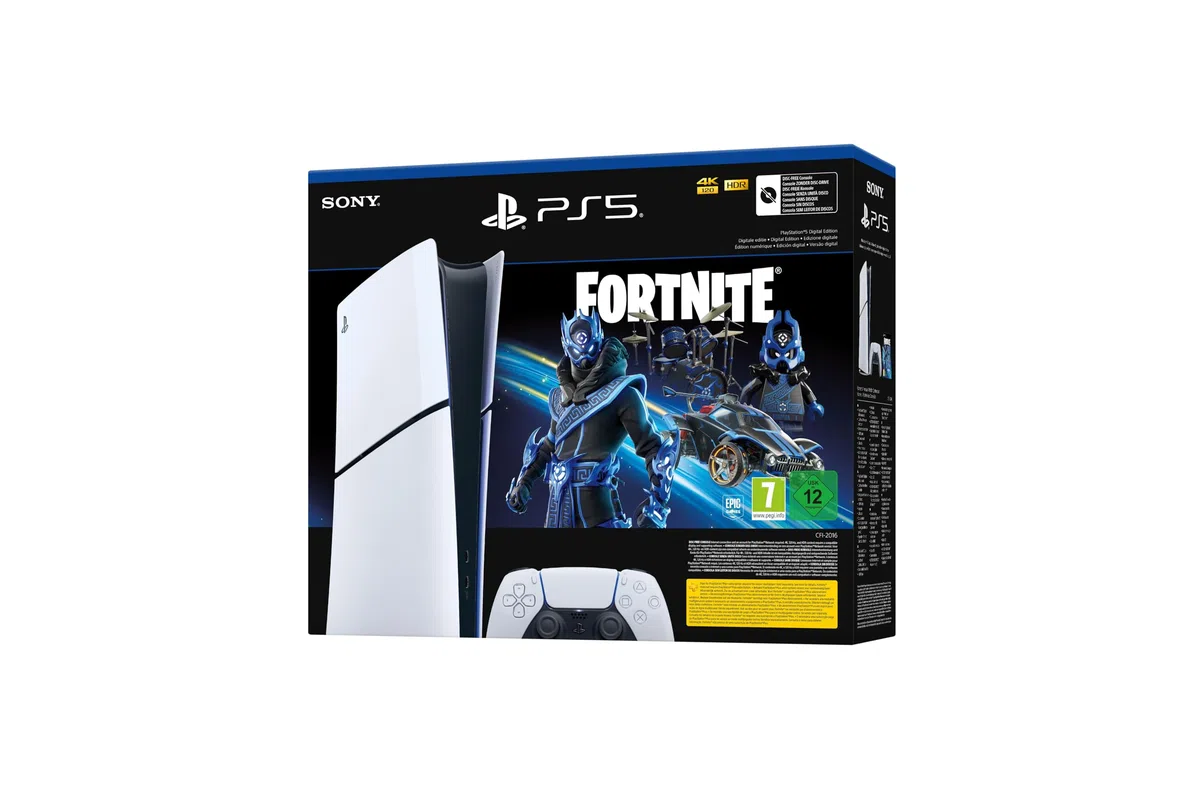 Playstation PS5 Digital Edition Fortnite Cobalt Star Bundle