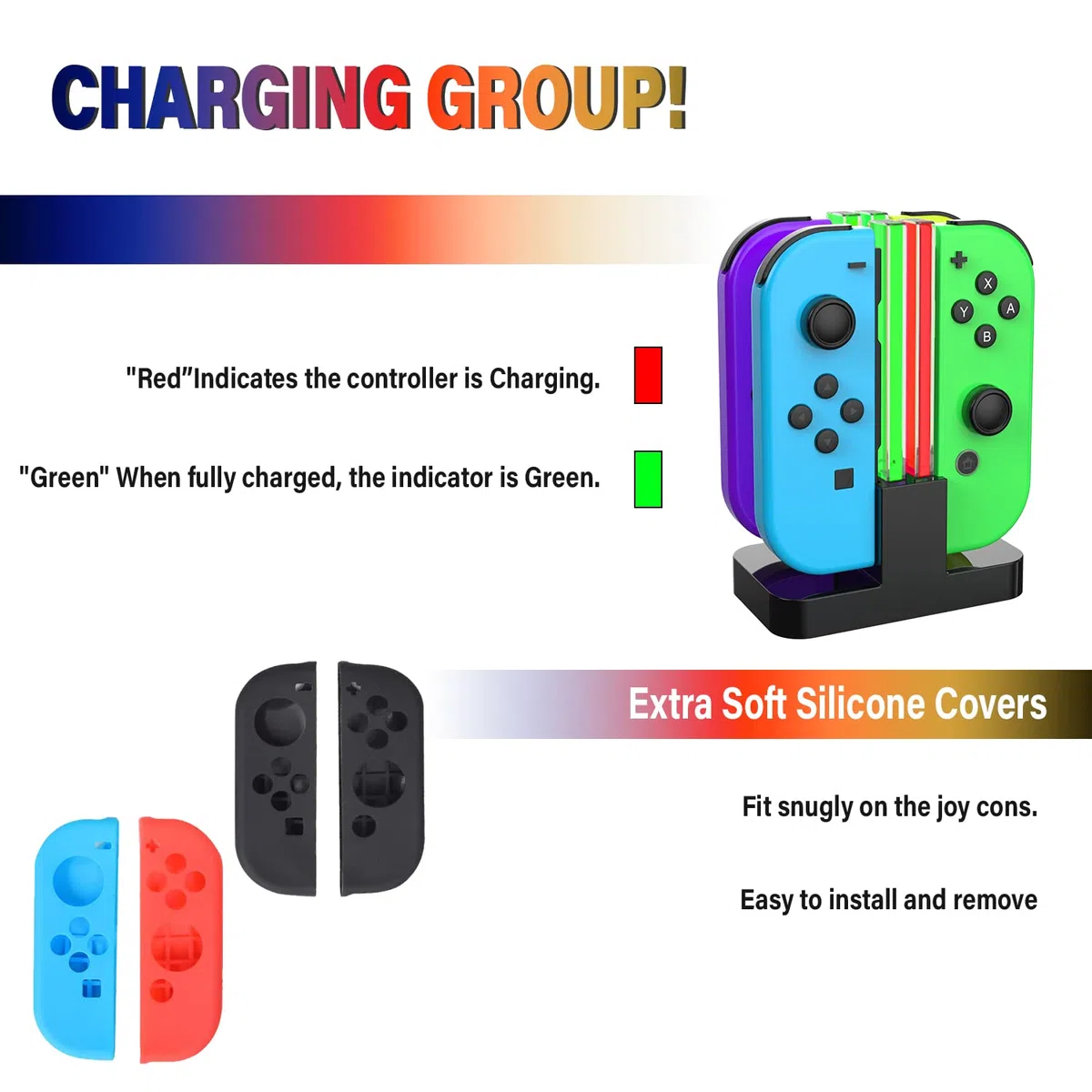 Nintendo Switch 15 w 1 etui ochronne z osłoną ekranu, wspornikiem, uchwytem i kierownicą, czerwony