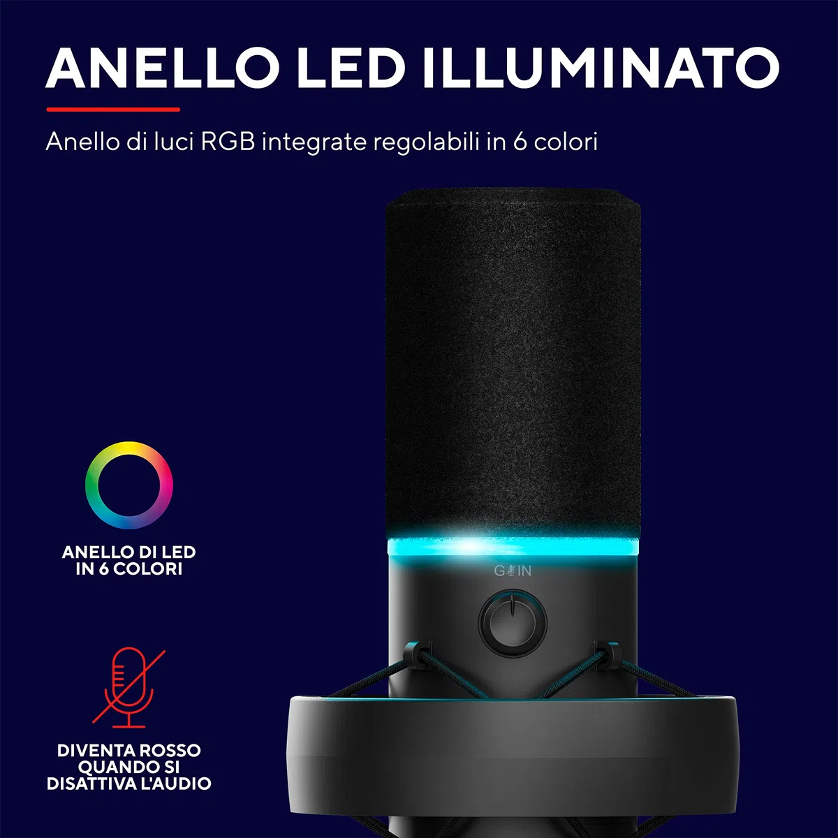 GXTrust 255+ Onyx Microfono Professionale con Braccio da Streaming, Microfono USB con Motivo Cardiode, Filtro Pop, Microfono per Gaming, Podcast, ASMR, Registrazione, Trasmissione - Nero
