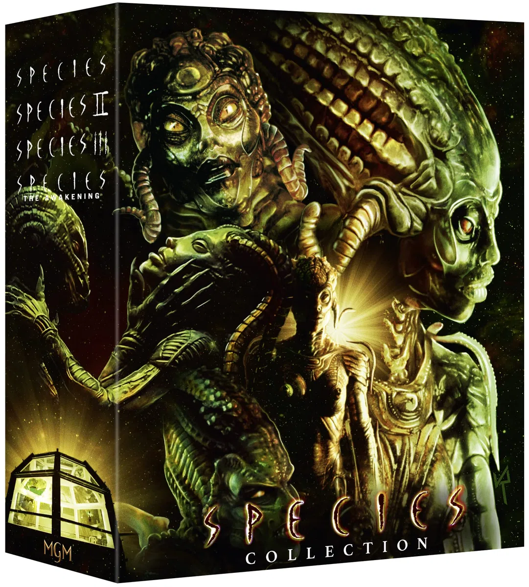 Species 1-4 Collector's Deluxe Edition Blu-ray 2022