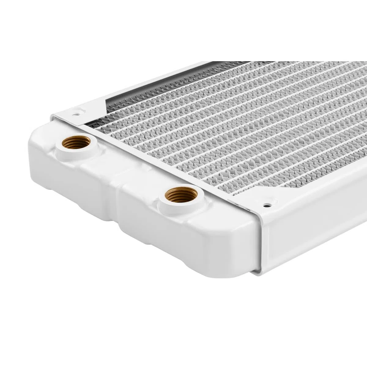 Corsair Hydro X Series XR5 da 280 mm Radiatore Per il Raffreddamento ad Acqua - Doppio Attacco Per Ventola da 140 mm, Spessore Del Radiatore di 30 mm, Facile Installazione - Bianco