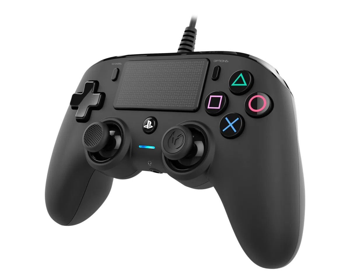 NACON Controller cablato per PlayStation 4 e PC, nero
