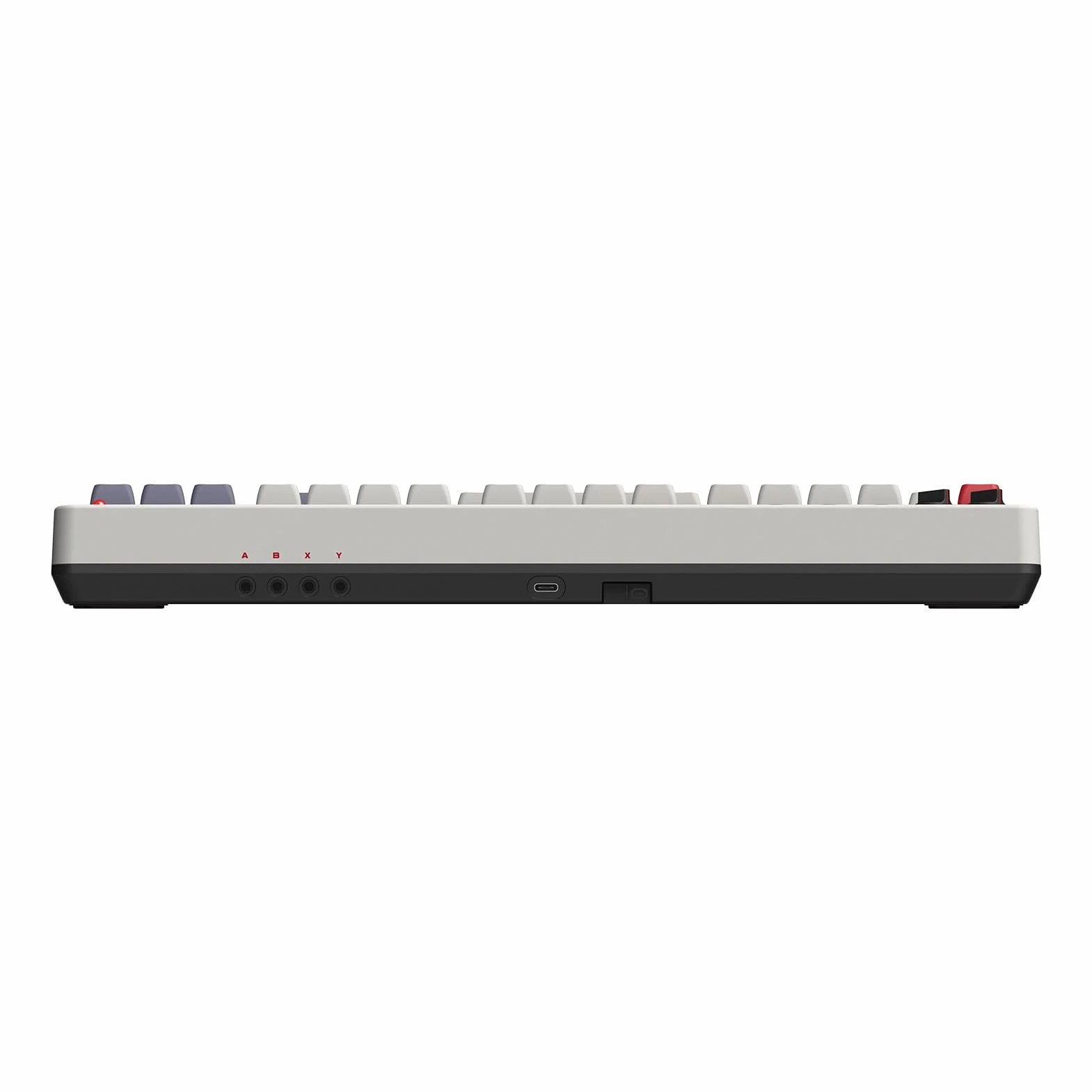 8Bitdo Retro Mechanical Keyboard, Bluetooth/2.4G/USB-C Hot Swappable Gaming Keyboard with 87 Keys, Dual Super Programmable Buttons for Windows and Android - N Edition - QWERTY English Keyboard