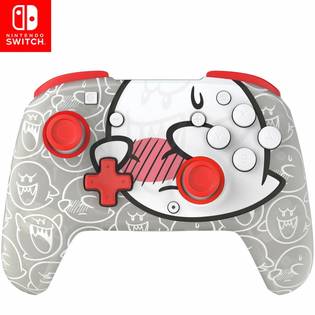 Nintendo Switch Rematch GLOW Wireless Controller Boo-Hoo with Motion 600mAh Battery
