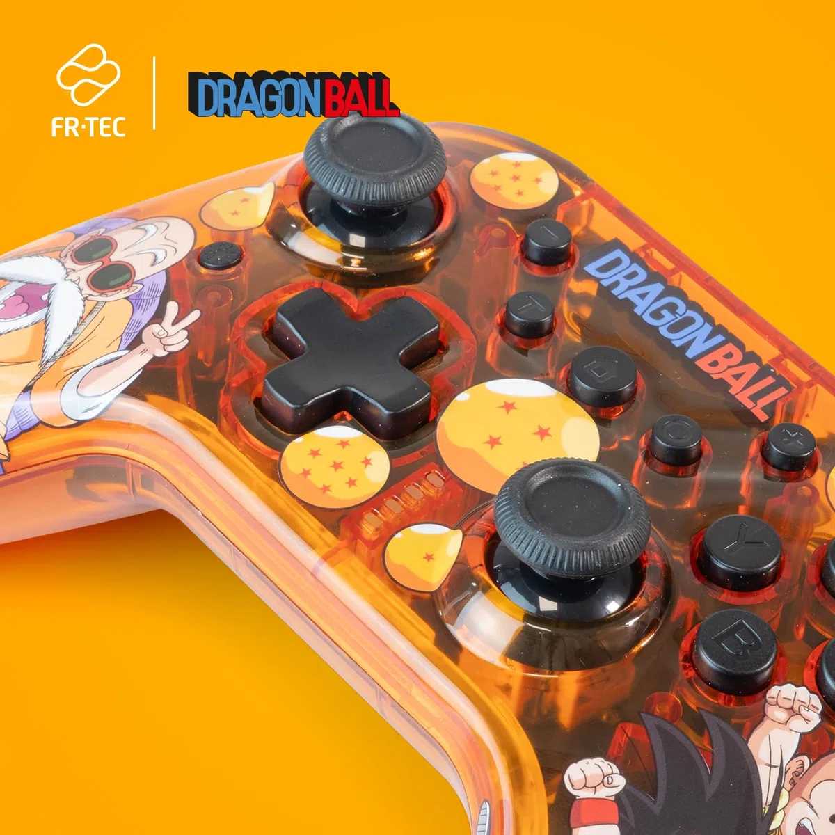 FRTEC - Controller Wireless Dragon Ball Kame per Switch, PC, Cellulari, Bluetooth, Luce LED RGB, Grande Autonomia