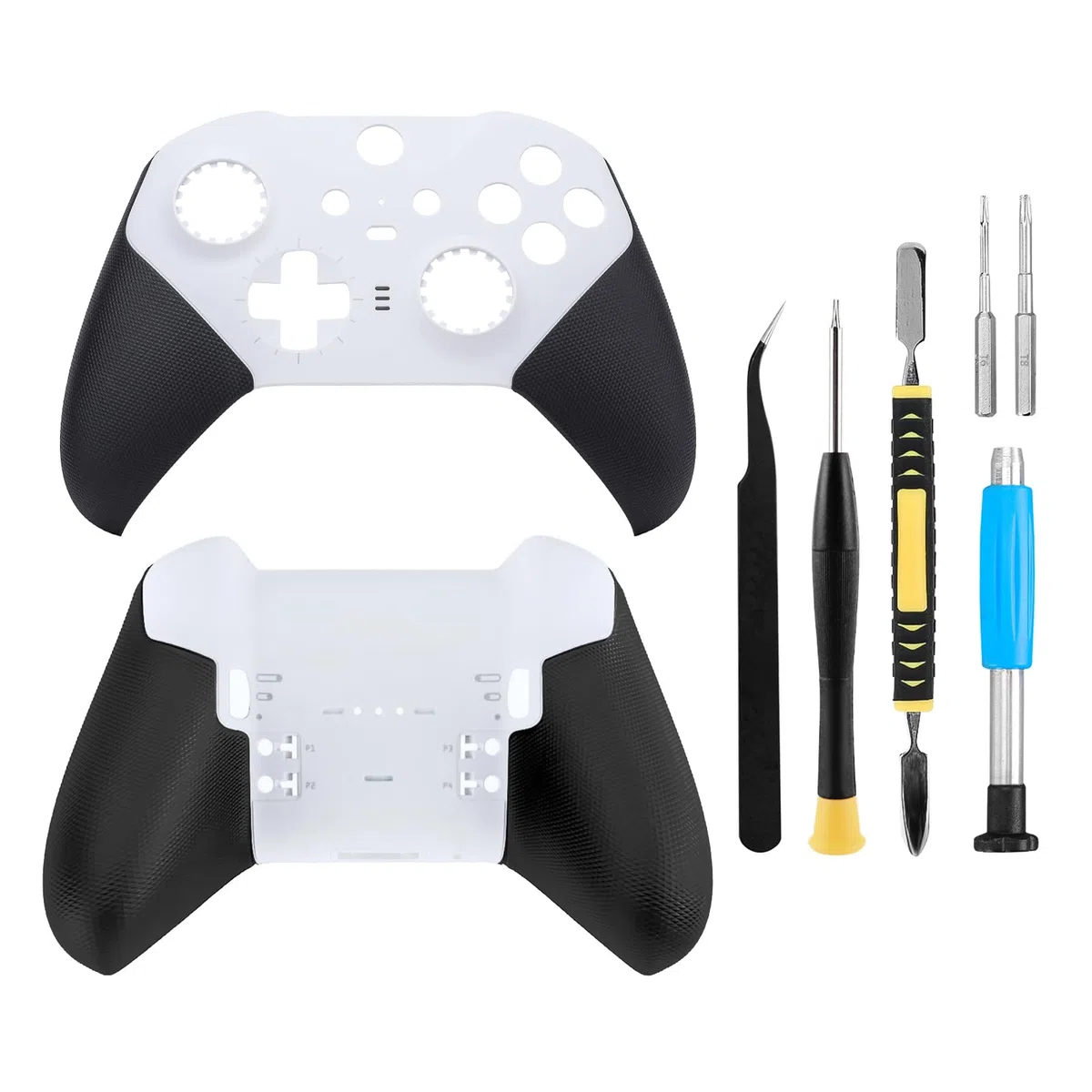 Kit di riparazione di ricambio per controller Xbox One Elite Series 2 (bianco)