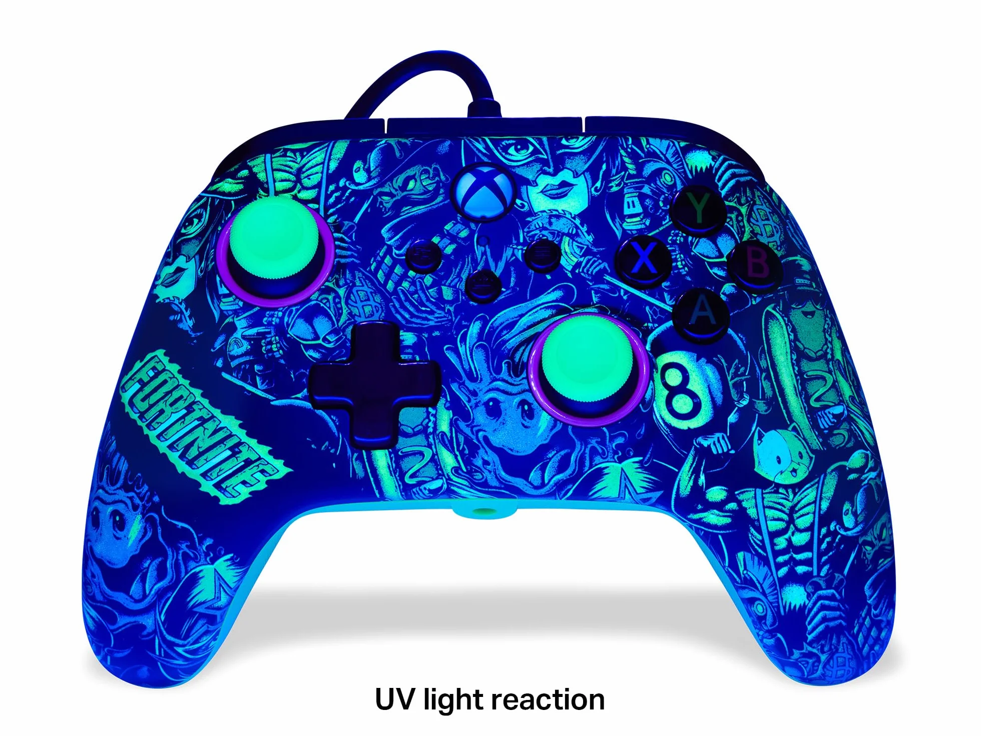 PowerA Advantage Wired Controller for Xbox Series X|S - Fortnite Glow