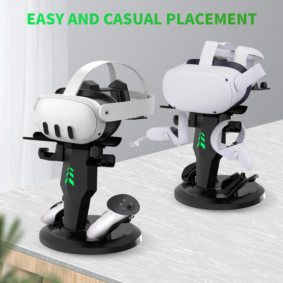 G-STORY Charging Dock for Meta Quest 3/Quest 3S/Quest 2 VR Headset and Controllers
