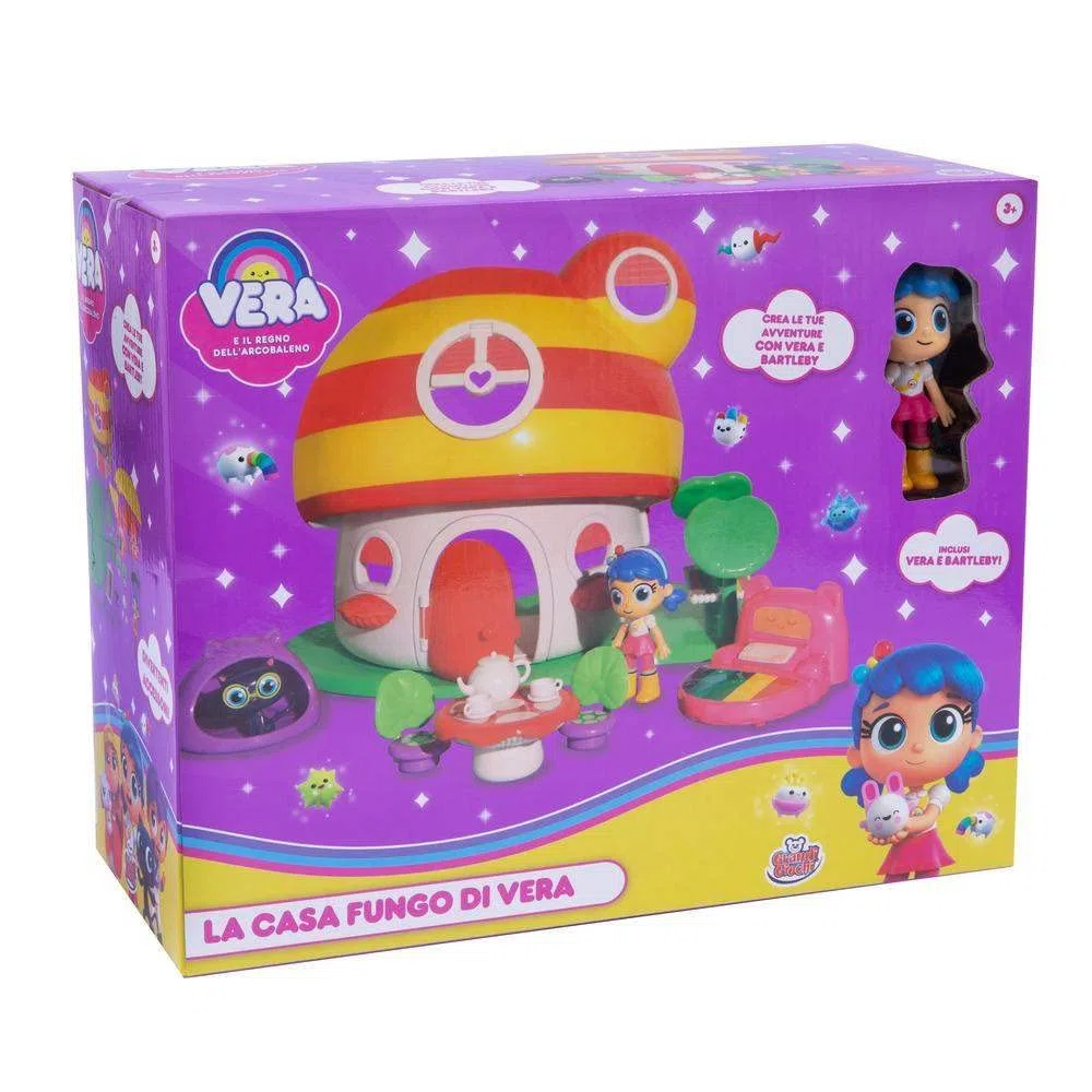 Grandi Giochi Vera e il Regno dell'Arcobaleno Casa Fungo con Accessori TRK06000