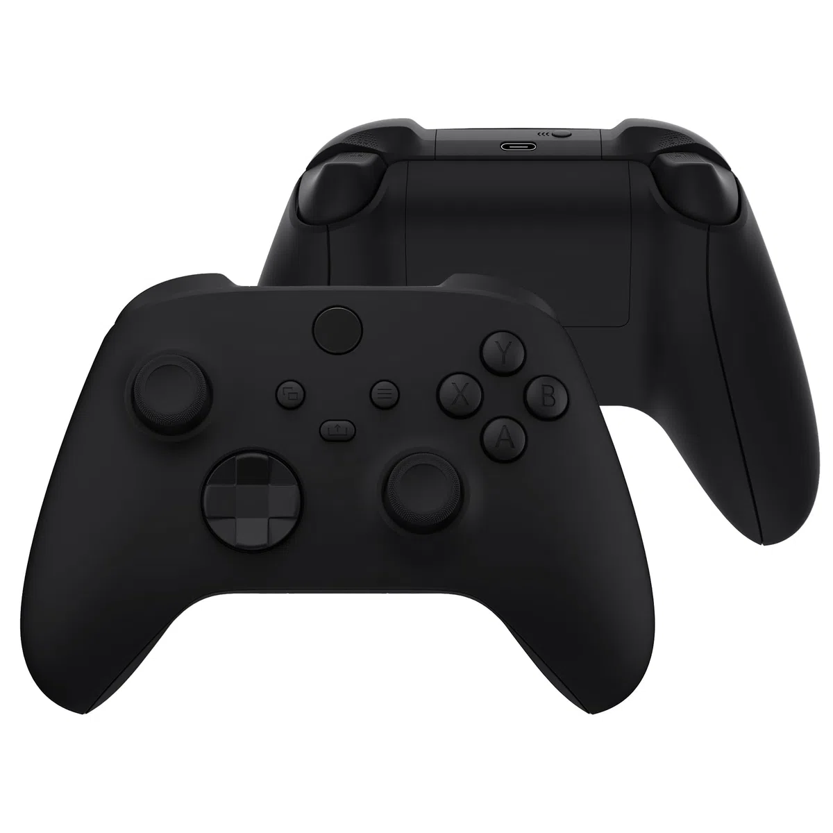 eXtremeRate Cover Custodia Grip Tasti Ricambio per Xbox Series X S Controller Copertura Pulsanti Tigger Analogici Grilletti per Xbox Series X S Joystick Model 1914-Nero