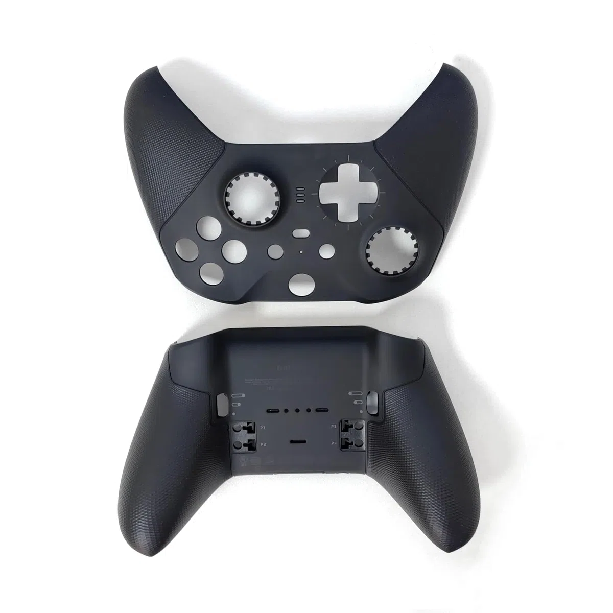 Guscio di Ricambio Kit Custodia Coperchio Anteriore Posteriore per Xbox Elite Controller Series 2 - Nero, Incluso D-pad Joysticks Pulsante di Attivazione LB RB Pulsanti ABXY Accessori