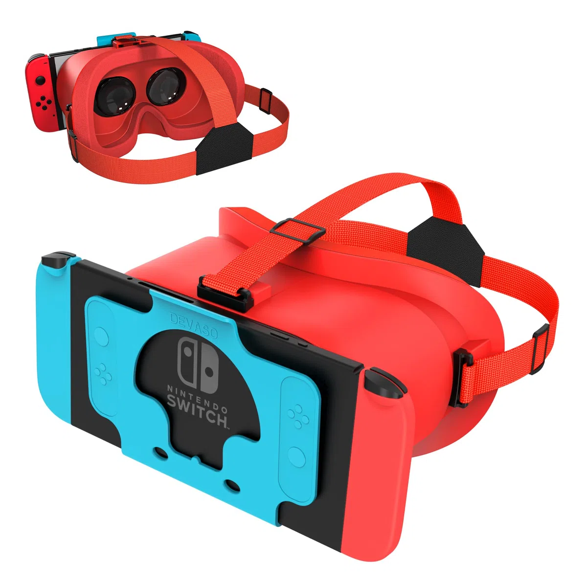 VR Cuffie per Nintendo Switch OLED Occhiali Realtà Virtuale Lenti Regolabili HD Comoda Cinghia