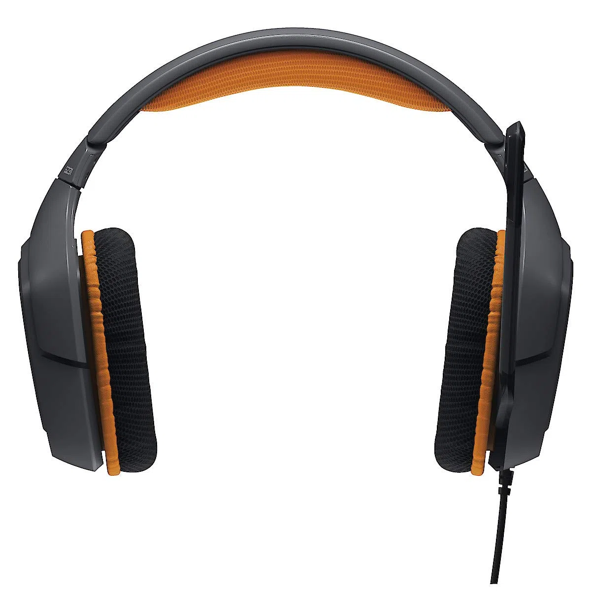 Logitech G231 Cuffie da Gioco con Microfono Prodigy Stereo per PC, Xbox One, PS4, Nero/Arancione