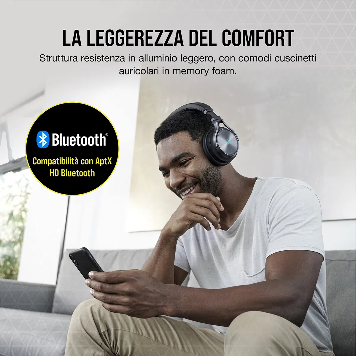 Corsair VIRTUOSO RGB WIRELESS XT, Nero