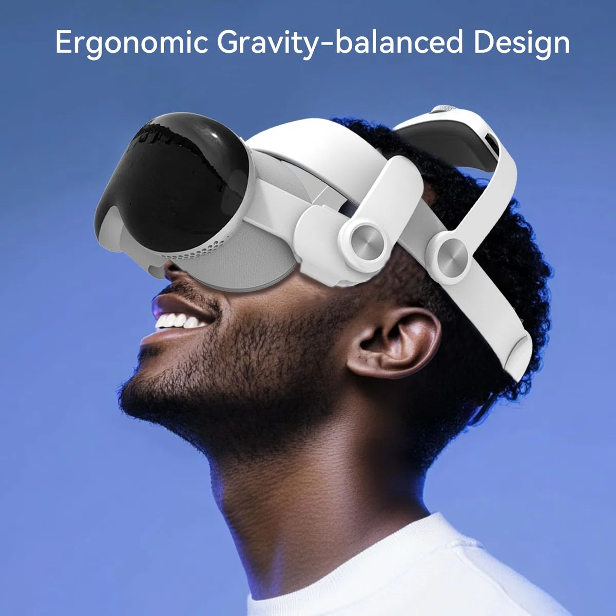Fascia Regolabile Compatibile con Apple Vision Pro, Cinturino Elite per Ridurre la Pressione Facciale e Bilanciare il Peso, Comfort Migliorato e Immersione nel Gioco per Accessori Vision Pro