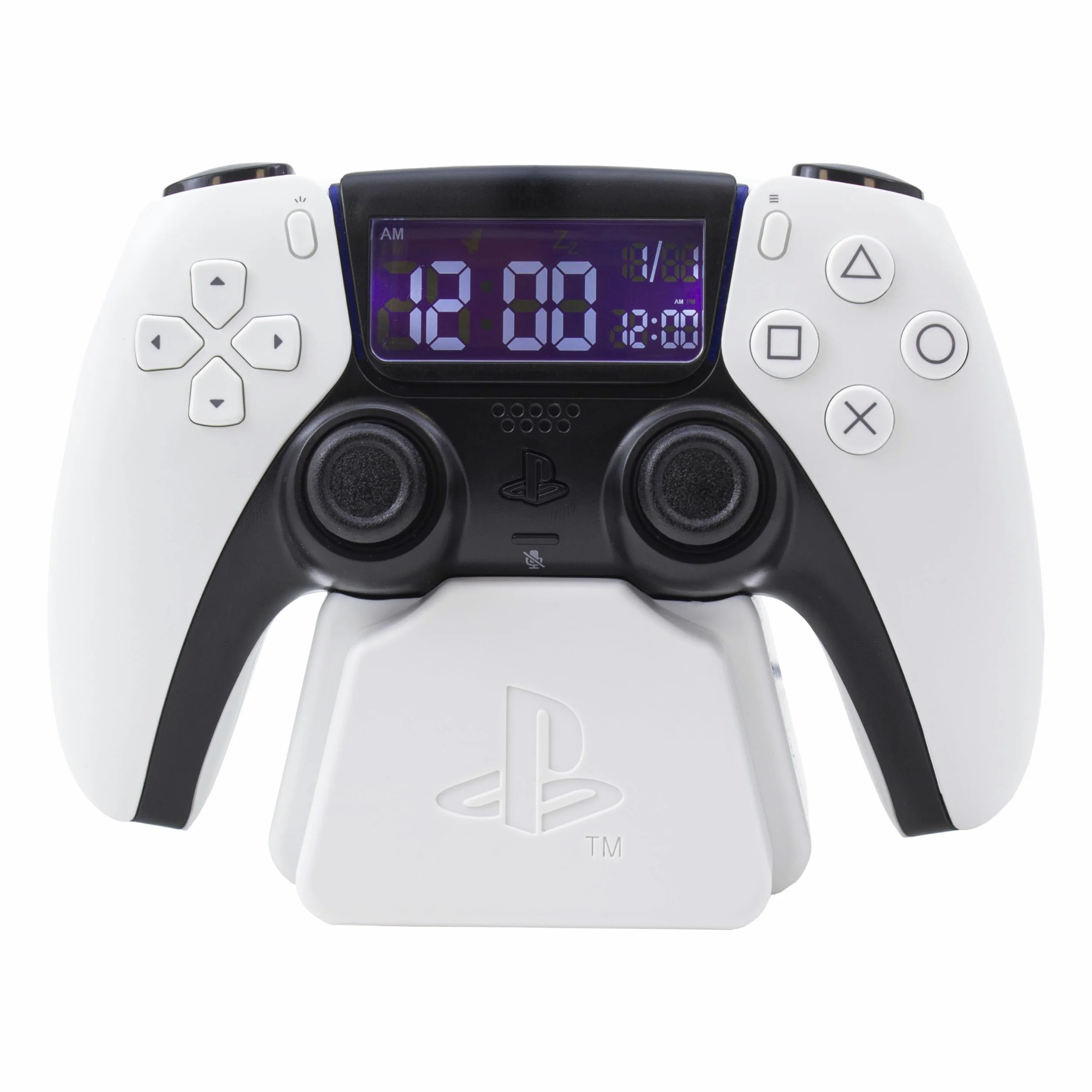 Paladone PlayStation Réveil Manette PS5 Blanc, Produit sous Licence Officielle