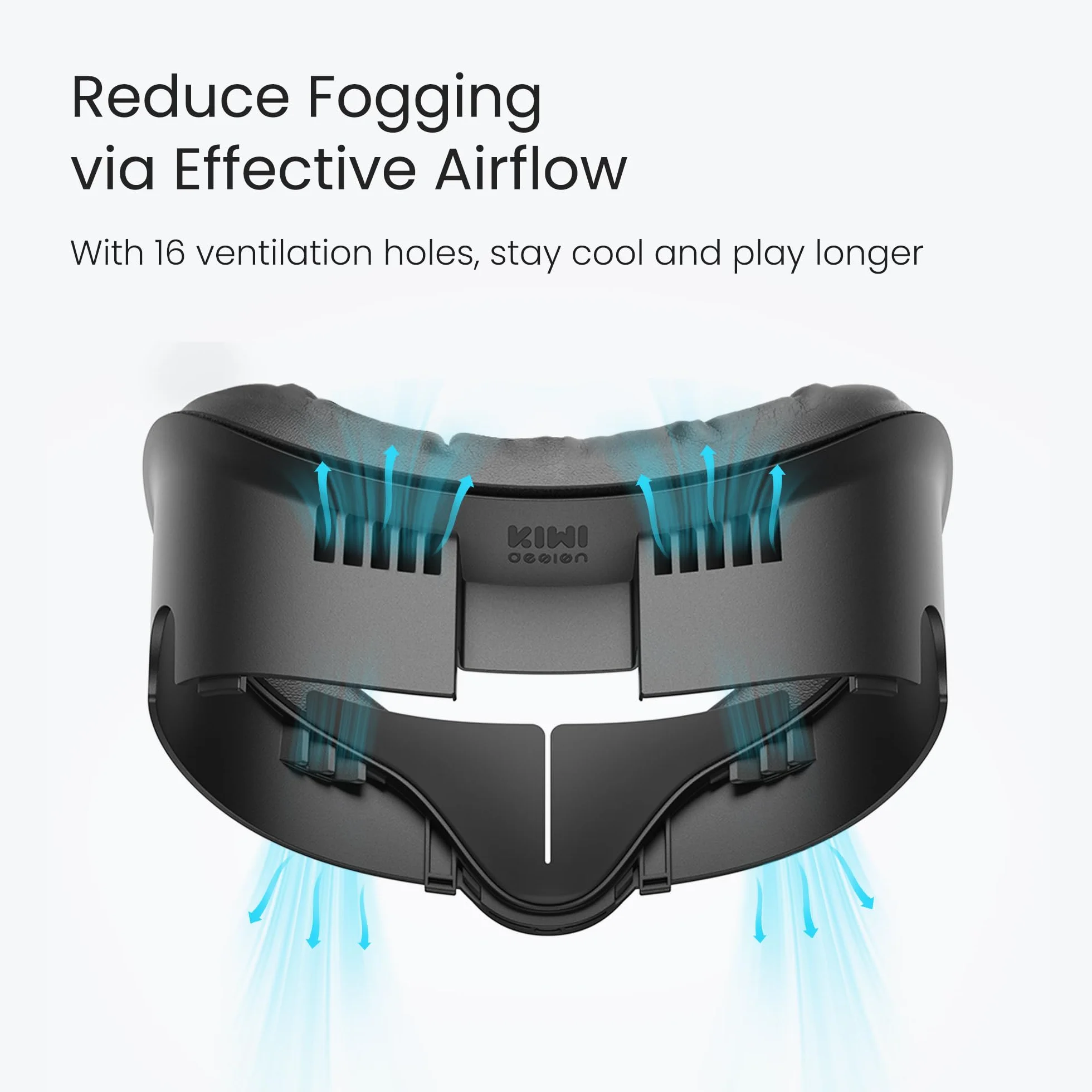 KIWI design Interfaccia Facciale V3 Compatibile con Meta Quest 3 Accessori, Cuscino Facciale in Pelle PU