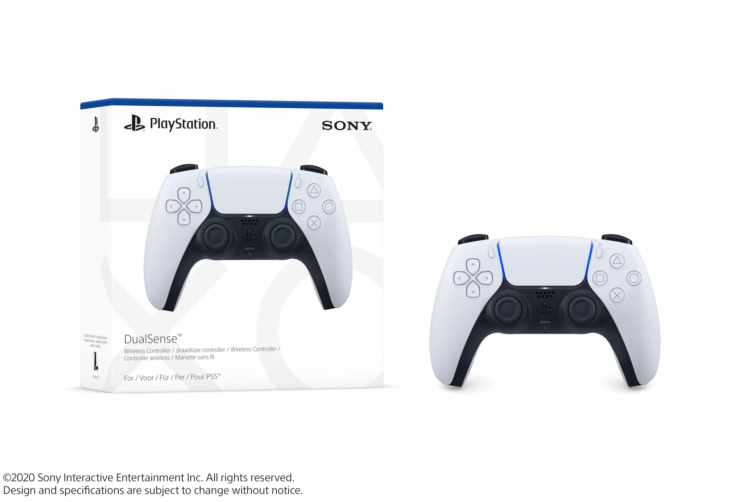 Sony PlayStation 5 DualSense Wireless Controller White